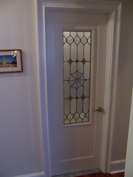 Door with Stained Glass
